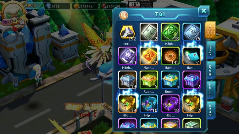 MÃ : #TTS4537 - SV 1202 - HOOH DYNAMAX SÉT SS UNVOA THẦN GIÓ BC WHITE BC DRAK HOOH LATI BC QVBC