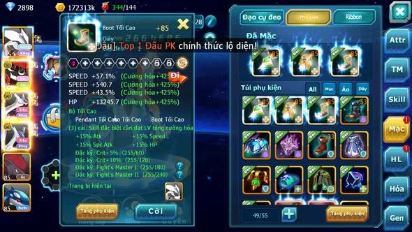 MÃ : #TTS4536 - SV1764 - TOP 12 - UNVOA TAPU BULU CẶP LATI BÁ CHỦ NHIỀU PET HT