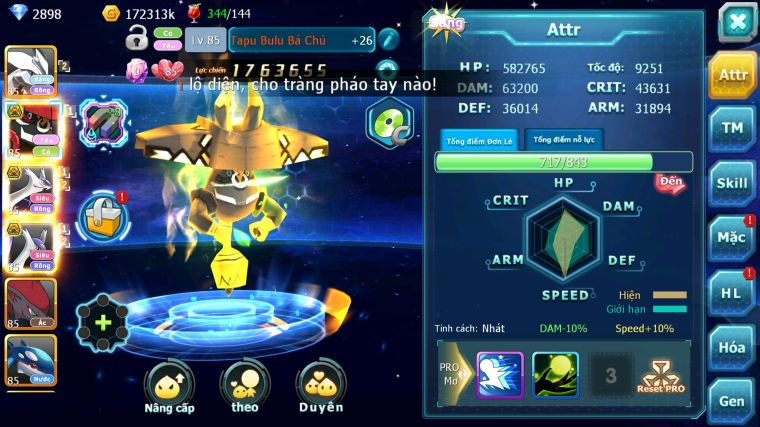 MÃ : #TTS4536 - SV1764 - TOP 12 - UNVOA TAPU BULU CẶP LATI BÁ CHỦ NHIỀU PET HT