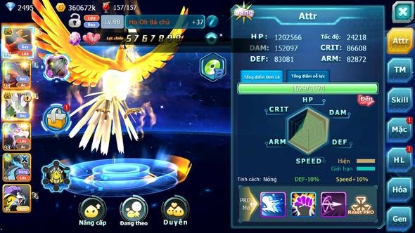 MÃ : #TTS4549 - SV 1677 - V6 - HOOH BÁ CHỦ YVETAL THẦN GIÓ BC DRAK HOOH NHIỀU PET HT