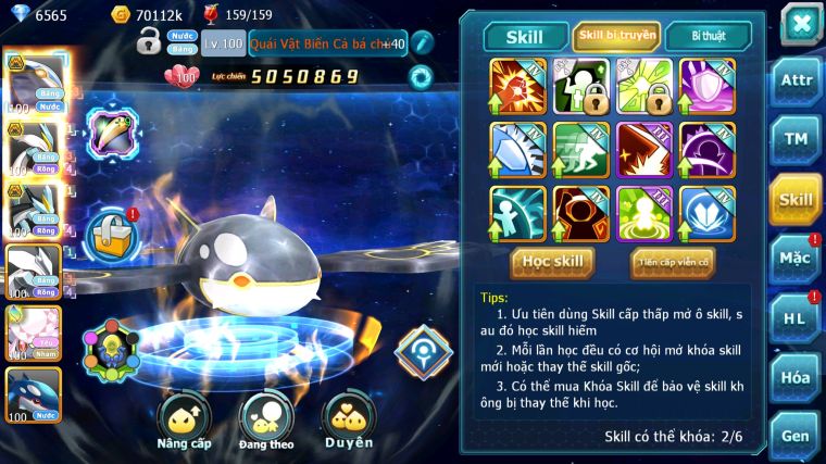 MÃ : #TTS4547 - SV 1486 - V9 - QVBC BÁ CHỦ UNVOA WB BC DIANCIE HOOH KYOGRE RAIKOU NHIỀU PET HT