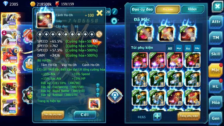 MÃ : #TTS4546 - SV 1731 - V15 - TOP4 -  CẶP RỒNG BÁ CHỦ CHỈ SỐ QUÁ ĐẸP FULL HOOH WHITE CH DYANAMX BLACK DYANAMX TAPU BULU BC