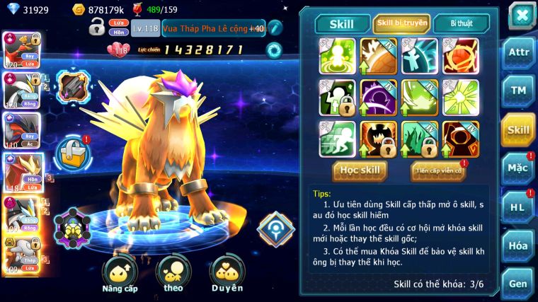 MÃ : #TTS4555 - SV 1339 - TOP5 - V15 - HOOH CH DYNAMAX WHITE CH DYNAMAX YVETAL CH SƯ TỬ CH BLACK DYNAAMX QUÁ NGON