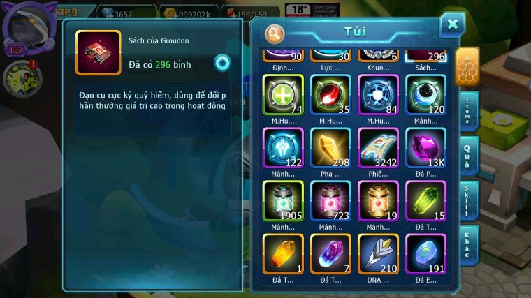 MÃ : #TTS4560 - SV 1585 - V9 - 290 SÁCH - HOOH BÁ CHỦ CẶP CÁ BÁ CHỦ DIANCIE BC TAPU FINI BC UNVOA PALKIA BC QVLD BC NHIỀU PET HT