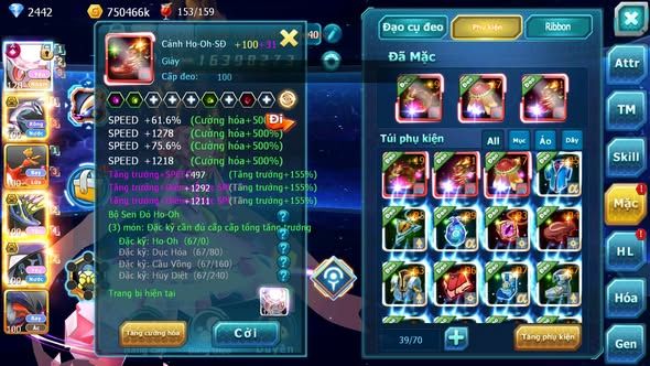 MÃ : #TTS4559 - SV 1541 - TOP 44 - V12 - DIANCIE CH DYANAMX FULL HH PALKIA BC TAPU FINI BC XERM BC NHIỀU PET HT