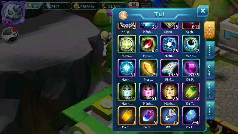 MÃ : #TTS4559 - SV 1541 - TOP 44 - V12 - DIANCIE CH DYANAMX FULL HH PALKIA BC TAPU FINI BC XERM BC NHIỀU PET HT