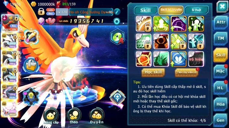 MÃ : #TTS4556 - SV 1243 - V15 - TOP32 - HOOH CH DYNAMAX UNVOA WB BC PALKIA BC DIANCIE BC KYOGRE BC