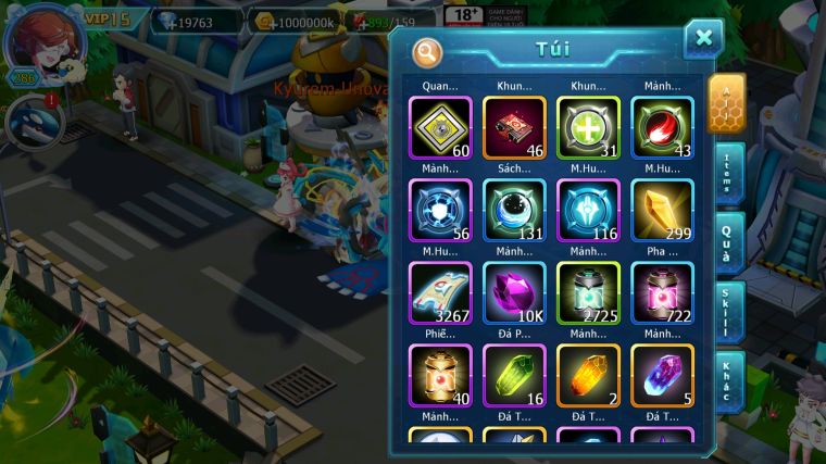 MÃ : #TTS4556 - SV 1243 - V15 - TOP32 - HOOH CH DYNAMAX UNVOA WB BC PALKIA BC DIANCIE BC KYOGRE BC