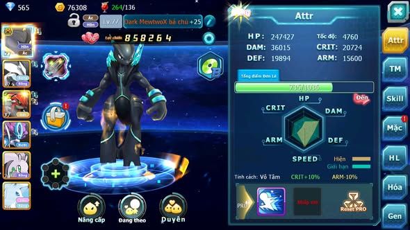 MÃ : #TTS4570 - SV 1423 -V1 -  DRAK MEW TWO BÁ CHỦ UNVOA GROUDON