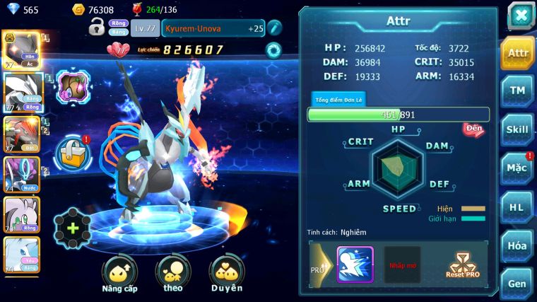 MÃ : #TTS4570 - SV 1423 -V1 -  DRAK MEW TWO BÁ CHỦ UNVOA GROUDON