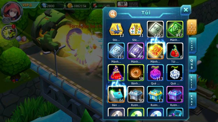 MÃ : #TTS4569 - SV 1748 - V8 - UNVOA HOOH CẶP LATI BÁ CHỦ THẦN GIÓ BC HIỀU PET HT