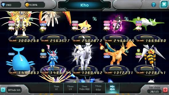 MÃ : #TTS4568 - SV 1531 - MEW GIÁP BÁ CHỦ HOOH  JIRACHI TAPU LELE NHIỀU PET HT