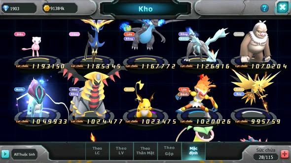 MÃ : #TTS4568 - SV 1531 - MEW GIÁP BÁ CHỦ HOOH  JIRACHI TAPU LELE NHIỀU PET HT