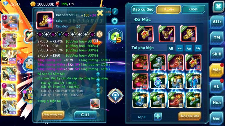 MÃ : #TTS4576 - SV 454 - TOP 6 - V15 - HOOH CH DYNAMAX HOOPA BÁ CHỦ MEGA NEC NHIỀU PET BÁ CHỦ NGON