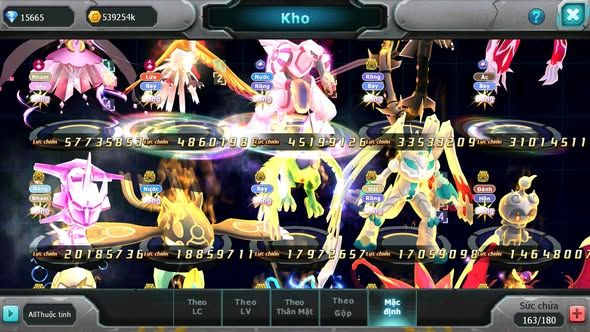 MÃ : #TTS4575 - SV207 - TOP3 - DIANCIE CH DYANAMX HOOH CH DYNAMAX PALKIA CH RAYQUAZA BC YVETAL CH NHIỀU PET BÁ CHỦ NGON