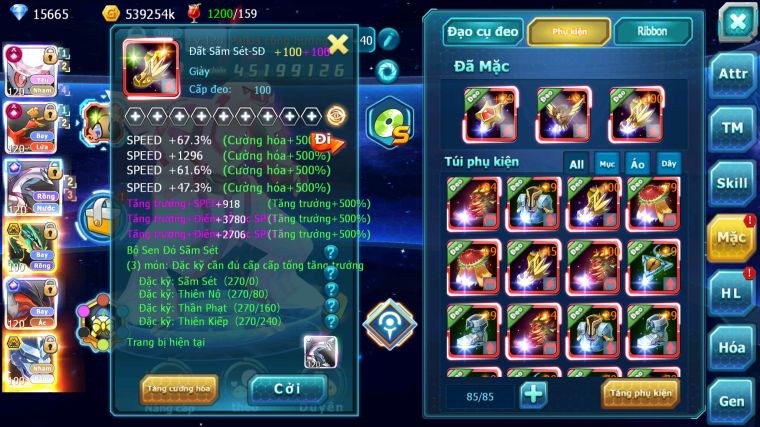 MÃ : #TTS4575 - SV207 - TOP3 - DIANCIE CH DYANAMX HOOH CH DYNAMAX PALKIA CH RAYQUAZA BC YVETAL CH NHIỀU PET BÁ CHỦ NGON