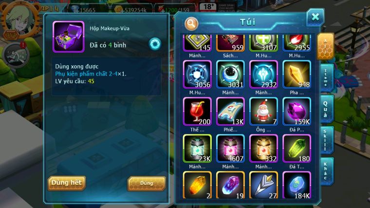 MÃ : #TTS4575 - SV207 - TOP3 - DIANCIE CH DYANAMX HOOH CH DYNAMAX PALKIA CH RAYQUAZA BC YVETAL CH NHIỀU PET BÁ CHỦ NGON