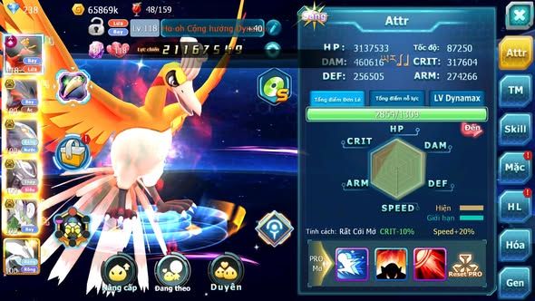 MÃ : #TTS4584 - SV 1304 - V10 - HOOH CH DYNAMAX YVETAL BC QVBC BC MEW GIÁP BC THẦN GIÓ BC CẶP LATI BC