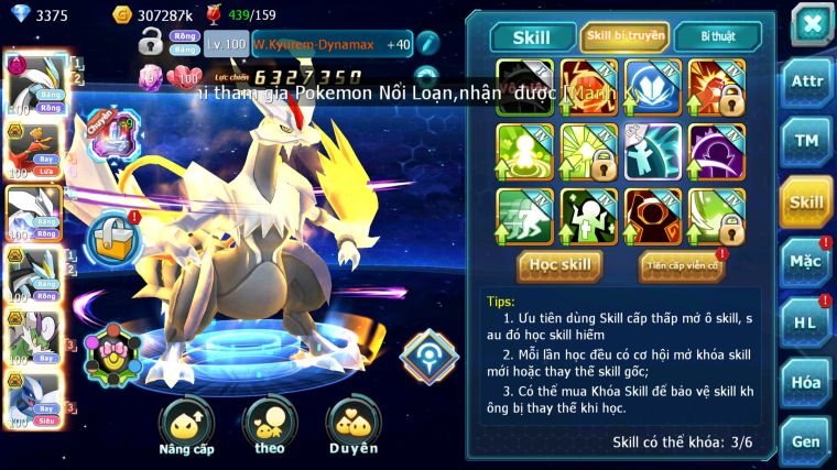 MÃ : #TTS4580 - SV 1420 - V12 - WHITE DYANAMX HOOH BC UNVOA BLACK BC THẦN GIÓ BC LUGIA BC  CẶP LATI BC NHIỀU PET HT