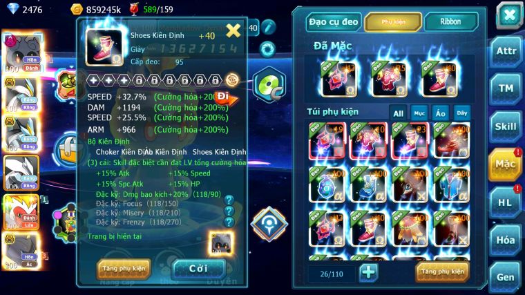 MÃ : #TTS4579 - SV401 - V8 - MASHDOW DYNAMAX UNVOA WB BC PIKA DYNAMAX MEW GIÁP BC TAPU KOKO BC NHIỀU PET HT