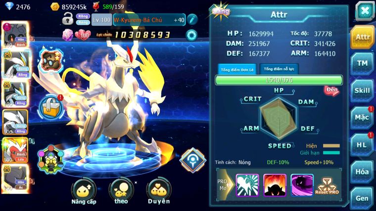 MÃ : #TTS4579 - SV401 - V8 - MASHDOW DYNAMAX UNVOA WB BC PIKA DYNAMAX MEW GIÁP BC TAPU KOKO BC NHIỀU PET HT