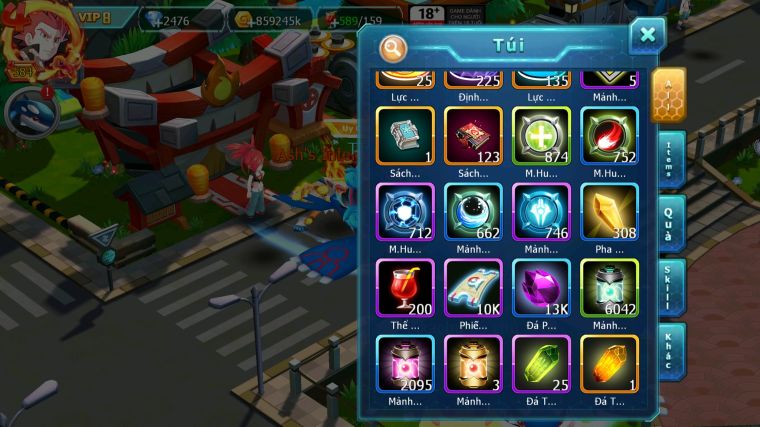 MÃ : #TTS4579 - SV401 - V8 - MASHDOW DYNAMAX UNVOA WB BC PIKA DYNAMAX MEW GIÁP BC TAPU KOKO BC NHIỀU PET HT