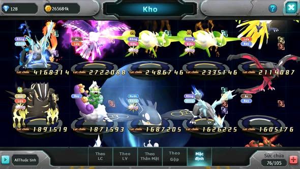 MÃ : #TTS4577 - SV 1729 - V7 - UNVOA DRAK HOOH CẶP LATI BÁ CHỦ HOOH QVBC THẦN GIÓ GROUDON