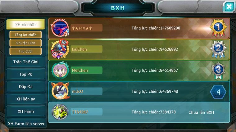 MÃ : #TTS4587 - SV 1663 - V8 - UNVOA CẶP LATI BÁ CHỦ LUGIA KYOGRE NHIỀU PET HT