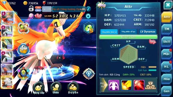 MÃ : #TTS4593 - SV 1012 - TOP 6 - 1K9 SÁCH - HOOH CH DYNAMAX LC KHỦNG BW CH DYNAMAX RAYQUAZA BC YVETAL CH NHIỀU PET BC NGON