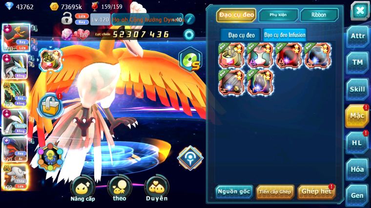 MÃ : #TTS4593 - SV 1012 - TOP 6 - 1K9 SÁCH - HOOH CH DYNAMAX LC KHỦNG BW CH DYNAMAX RAYQUAZA BC YVETAL CH NHIỀU PET BC NGON