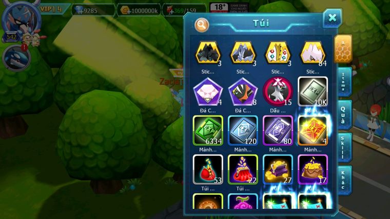 MÃ : #TTS4600 - SV 968 - V14 - TOP12 - 2K3 SÁCH - HOOH CH DYNAMA CẶP CÚN DIANCIE DYNAMAX ARC DYNAMAX NHIỀU PET BÁ CHỦ NGON