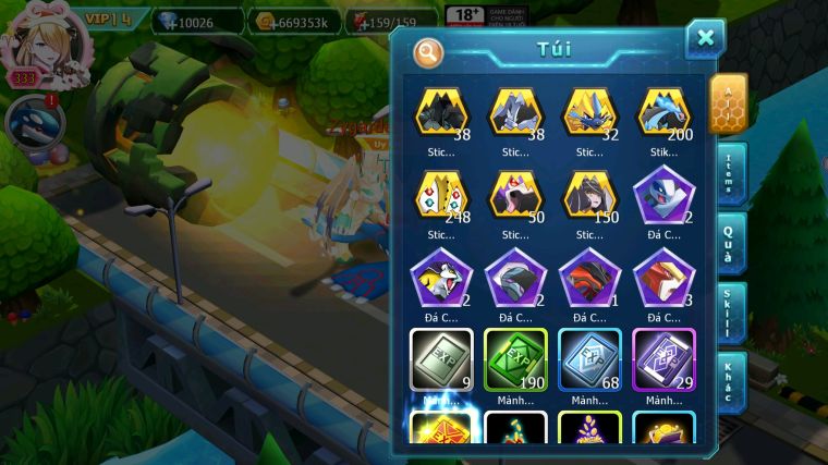 MÃ : #TTS4605 - SV 1526 - TOP 9 - 1K8 SÁCH - HOOH CH DYNAMAX YVETAL CH BLACK BC NHIỀU PET HT NGON LÀNH BUILD CHẤT