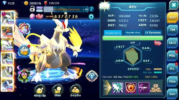 MÃ : #TTS4606 - SV 1420 - V12 - WHITE DYNAMAX HOOH BC UNVOA BLACK BC THẦN GIÓ BC LUGIA BC CẶP LATI BC NHIỀU PET HT