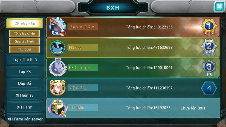 MÃ : #TTS4606 - SV 1420 - V12 - WHITE DYNAMAX HOOH BC UNVOA BLACK BC THẦN GIÓ BC LUGIA BC CẶP LATI BC NHIỀU PET HT