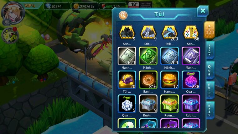 MÃ : #TTS4613 - SV 1735 - V4 - UNVOA CẶP LATI BÁ CHỦ RẮN BĂNG LUGIA NHIỀU PET HT