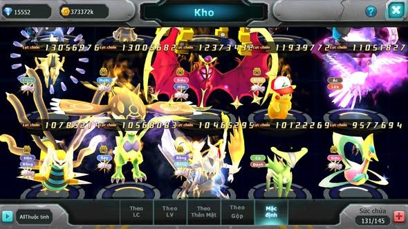 MÃ : #TTS4612 - SV739 - TOP 10 - V14 1K8 SAHCS - DIANCIE CH DYNAMAX PALKIA CH HOOH DYNAMAX NHIỀU PET BÁ CHỦ NGON