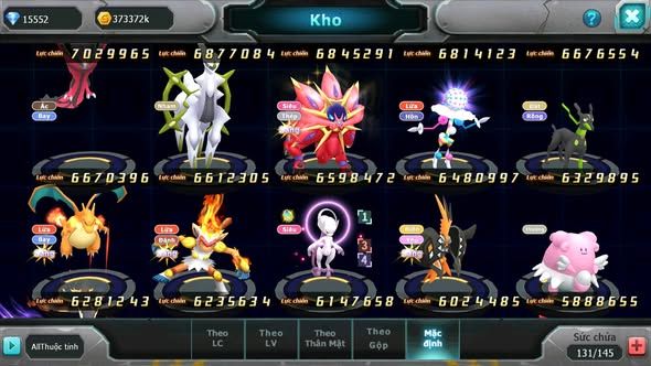 MÃ : #TTS4612 - SV739 - TOP 10 - V14 1K8 SAHCS - DIANCIE CH DYNAMAX PALKIA CH HOOH DYNAMAX NHIỀU PET BÁ CHỦ NGON