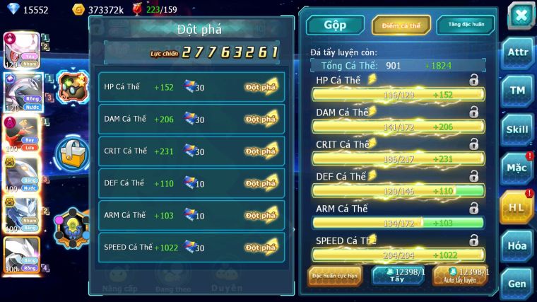 MÃ : #TTS4612 - SV739 - TOP 10 - V14 1K8 SAHCS - DIANCIE CH DYNAMAX PALKIA CH HOOH DYNAMAX NHIỀU PET BÁ CHỦ NGON