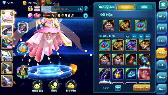 MÃ : #TTS4620 - SV 1720 - DIANCIE BÁ CHỦ TAPU FINI BC XERM UNVOA SHADOW LUGIA NHIỀU PET HT