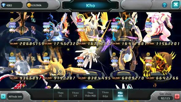 MÃ : #TTS4619 - SV 952 - TOP36 - V9 - RAYQUAZA BC UNVOA WB BC DYNAMAX PALKIA BC CẶP CÁ BÁ CHỦ NHIỀU PET HUYỀN THOẠI