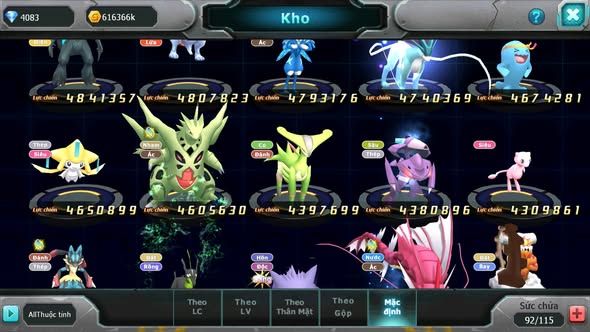 MÃ : #TTS4619 - SV 952 - TOP36 - V9 - RAYQUAZA BC UNVOA WB BC DYNAMAX PALKIA BC CẶP CÁ BÁ CHỦ NHIỀU PET HUYỀN THOẠI