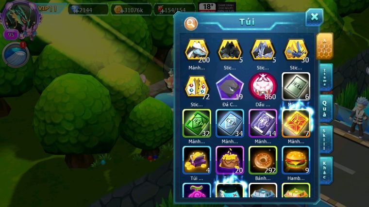 MÃ : #TTS4618 - SV 1686 - V11 - UNVOA CẶP LATI BÁ CHỦ DIANCIE BÁ CHỦ RAYQUAZA LUGIA NHIỀU PET HT