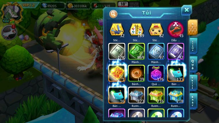 MÃ : #TTS4616 - SV 1600 - 2K4 SÁCH - TOP42 - V12 - HOOH DYNAMAX YVETAL BÁ CHỦ THẦN GIÓ BC UNVOA LUGIA BC NHIỀU PET HUYỀN THOẠI