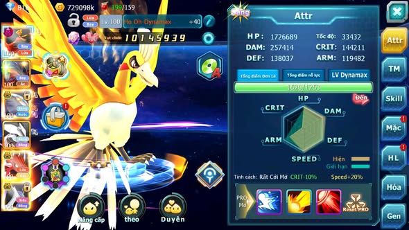 MÃ : #TTS4623 - SV 1639 - V12 - HOOH DYNAMAX YVETAL QVBC BC UNVOA QVLD BC CẶP LATI BC NHIỀU PET HT