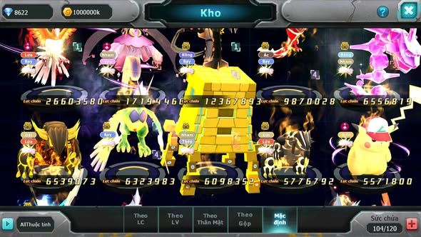 MÃ : #TTS4622 - SV 1245 - TOP 24 - HOOH CH DYNAMAX DIANCIE CH DYANMAX RAYQUAZA BC YVETAL BC NHIỀU PET BÁ CHỦ NGON