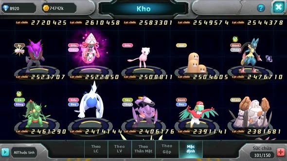 MÃ : #TTS4621 - SV 1683 - V12 - TOP19 - DIANCIE CH DYNAMAX UNVOA WB BÁ CHỦ RẮN BĂNG BC GIRATINA BC NHIỀU PET HUYỀN THOẠI