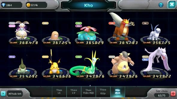 MÃ : #TTS4630 - SV 1805 - V5 - TOP32 - UNVOA CẶP LATI RAIKOU LUGIA