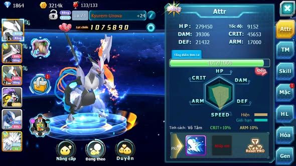 MÃ : #TTS4630 - SV 1805 - V5 - TOP32 - UNVOA CẶP LATI RAIKOU LUGIA