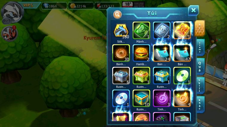 MÃ : #TTS4630 - SV 1805 - V5 - TOP32 - UNVOA CẶP LATI RAIKOU LUGIA