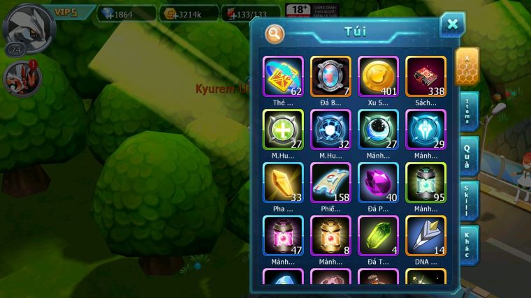 MÃ : #TTS4630 - SV 1805 - V5 - TOP32 - UNVOA CẶP LATI RAIKOU LUGIA